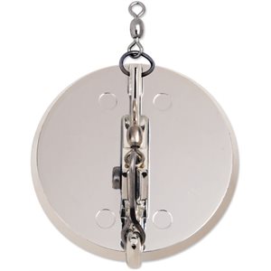 "0 Dipsy Diver 3-1 / 4"" Silver / Silver Bottom"