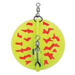 "0 Dipsy Diver 3-1 / 4"" Chart / Fire Tigr / Sparkle / Silv Bottom"