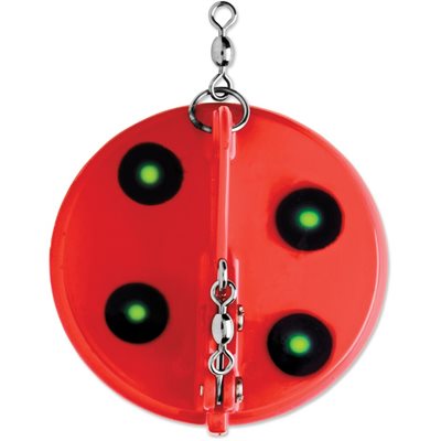 "0 Dipsy Diver 3-1 / 4"" Flo.Red / Chartreuse UV"