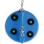 "0 Dipsy Diver 3-1 / 4"" Blue / Chartreuse UV"