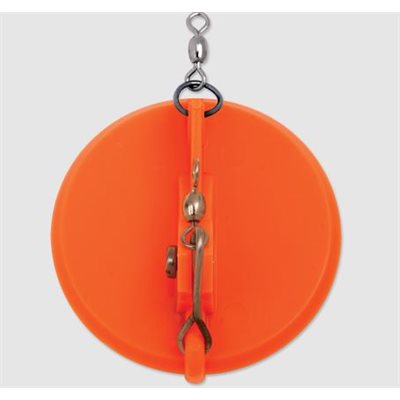 "1 Dipsy Diver 4-1 / 8"" Fire / White Bottom"