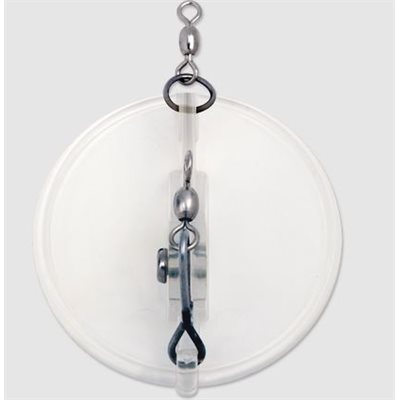 "1 Dipsy Diver 4-1 / 8"" Clear / Clear Bottom"