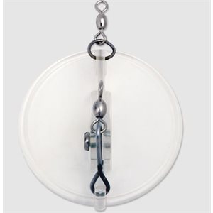 "1 Dipsy Diver 4-1 / 8"" Clear / Clear Bottom"