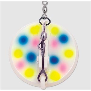 "1 Dipsy Diver 4-1 / 8"" Wonder Bread / White Bottom"