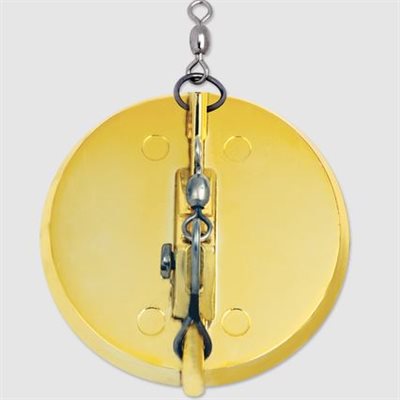 "1 Dipsy Diver 4-1 / 8"" Metallic Gold / Gold Bottom"