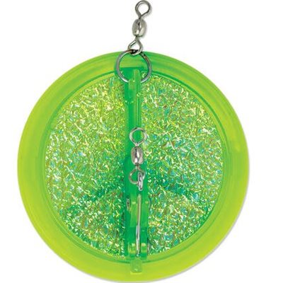 "1 Dipsy Diver 4-1 / 8"" Fish Candy Chartreuse UV"