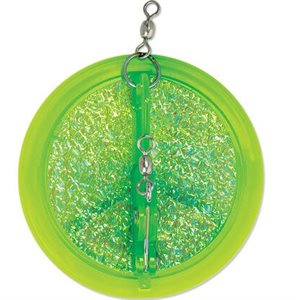 "1 Dipsy Diver 4-1 / 8"" Fish Candy Chartreuse UV"