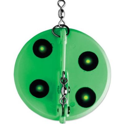 "1 Dipsy Diver 4-1 / 8"" Flo.Green / Chartreuse UV"