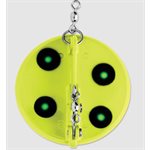 "1 Dipsy Diver 4-1 / 8"" Flo.Chartreuse / Green UV"