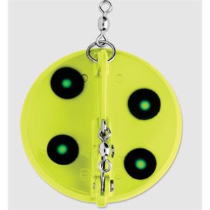 "1 Dipsy Diver 4-1 / 8"" Flo.Chartreuse / Green UV"
