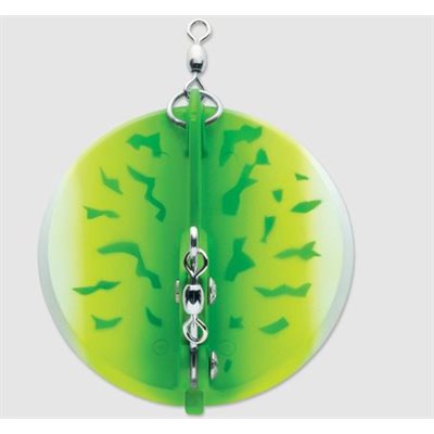 "1 Dipsy Diver 4-1 / 8"" Green Fire UV"