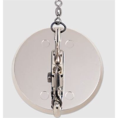 "3 Dipsy Diver 4-7 / 8"" Silver / Silver Bottom"