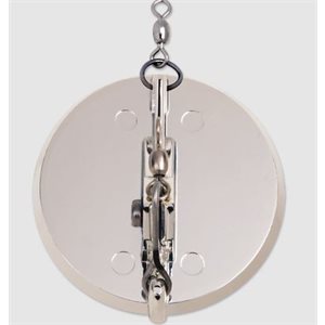 "3 Dipsy Diver 4-7 / 8"" Silver / Silver Bottom"