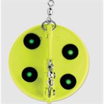 "3 Dipsy Diver 4-7 / 8"" Flo.Chartreuse / Green UV"