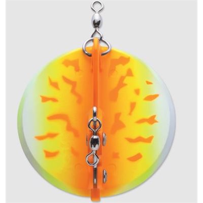 "3 Dipsy Diver 4-7 / 8"" Orange Fire UV"