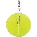 "3 / 0 Dipsy Diver 2-1 / 4"" Chartreuse /  White Bottom"