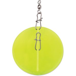 "3 / 0 Dipsy Diver 2-1 / 4"" Chartreuse / White Bottom"