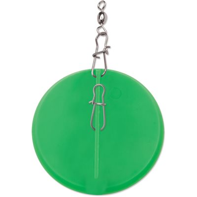 "3 / 0 Dipsy Diver 2-1 / 4"" Kelly Green / White Bottom"