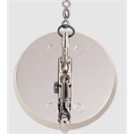 "3 / 0 Dipsy Diver 2-1 / 4"" Silver / Silver Bottom"