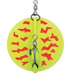 3 / 0 Dipsy Diver 2-1 / 4" Chart / Fire Tigr / Sparkl / Silv Bottom