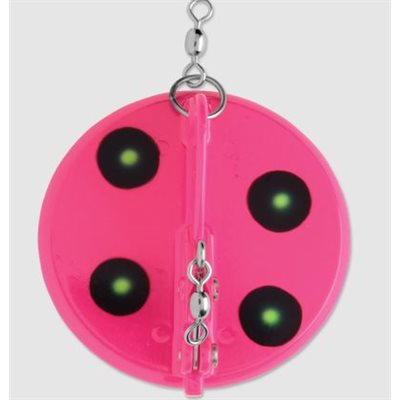 3 / 0 Dipsy Diver 2-1 / 4" Flo Pink / Chart UV