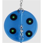 "3 / 0 Dipsy Diver 2-1 / 4"" Blue / Chart UV"