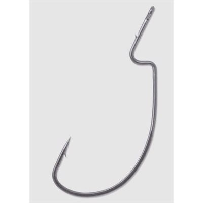 XL Wide Gap Worm Black Nickel #2 / 0