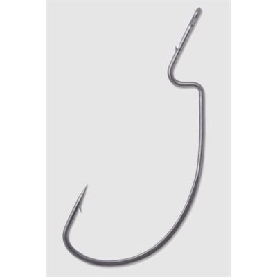 XL Wide Gap Worm Black Nickel #4 / 0