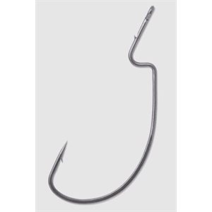 XL Wide Gap Worm Black Nickel #4 / 0