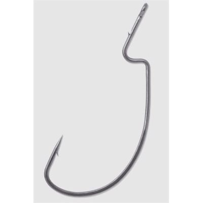 XL Wide Gap Worm Black Nickel #5 / 0