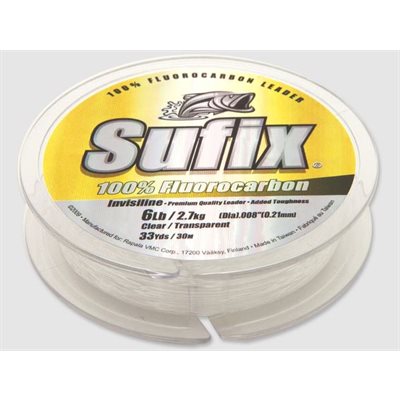 InvisiLine Fluorocarbon Leader 30 lb Clear