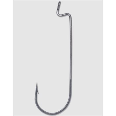 Worm Hook Off-Set NS Black #5 / 0