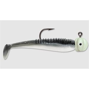 Boot Tail Jig 1 / 16 Glow Shiner pk / 2