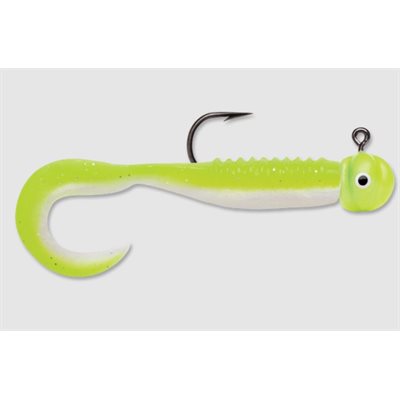 Curl Tail Jig 1 / 32 Chartreuse Pearl