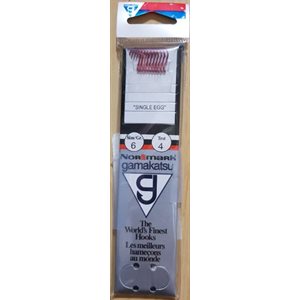 Single Egg Snell Red #6 10PK