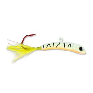 Lil' Foxee Jigging Minnow 5 / 16 oz - Glow Tiger