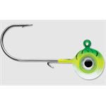 Neon Moon Eye Jig 1 / 16  Green Fire UV