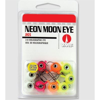 Neon Moon Eye Jig Glow Kit 1 / 16 Assorted