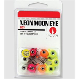 Neon Moon Eye Jig Glow Kit 1 / 16 Assorted