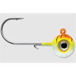 Neon Moon Eye Jig 1 / 16 Orange Fire UV