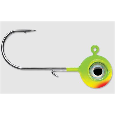 Neon Moon Eye Jig 1 / 8 Chartreuse Lime Green
