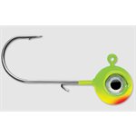 Neon Moon Eye Jig 1 / 8 Chartreuse Lime Green