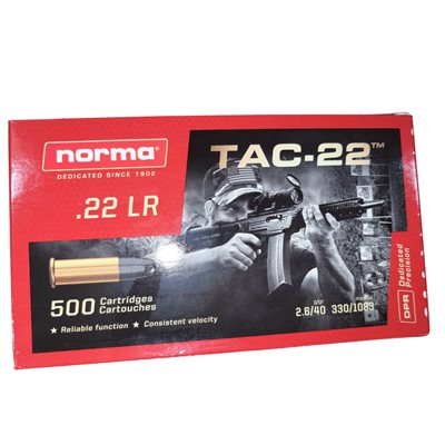 TAC-.22LR 40gr LRN 1083 FPS