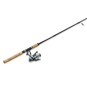 "Husky Spinning 6'6"" Med Action Rod BB Reel -2pc"