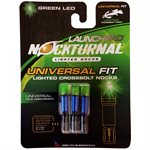 Nockturnal Launchpad Crossbow Nock - Green 3pk