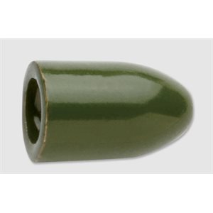 Tungsten Worm Weight 1 / 2 Green Pumpkin