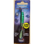 Voodoo Spoon 1.5"Nickel Plated / Green Prism Tape