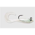WildEye Curl Tail Minnow 03 Pearl