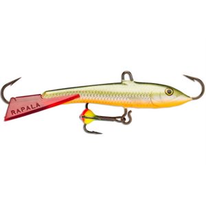 Jigging Rap 5 w / Tiger Eye Bead Hk - Redfin Shiner