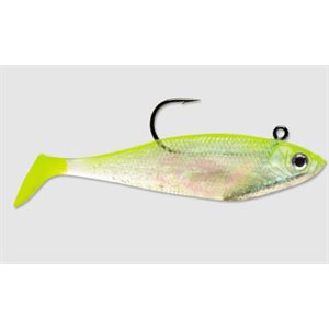 WildEye Swim Shad 03 Shiner Chartreuse Silver